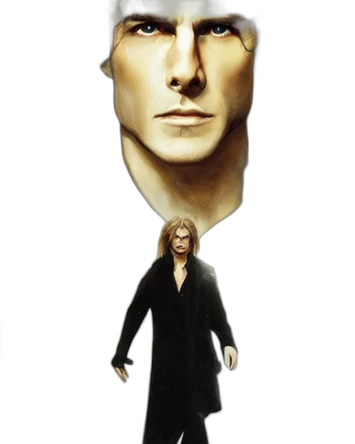mask, face, jacket, hair transparent PNG cut-out