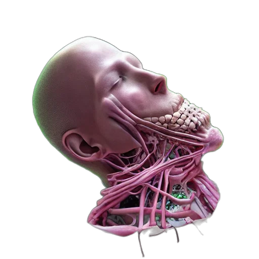 mask, face, hair, creature transparent PNG cut-out