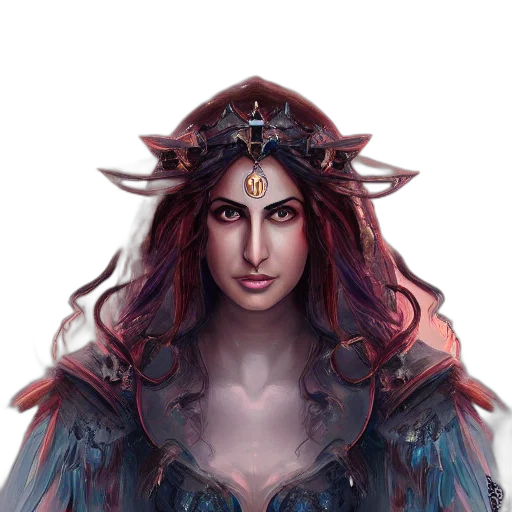 dragon, face, crown, fantasy art transparent PNG cut-out
