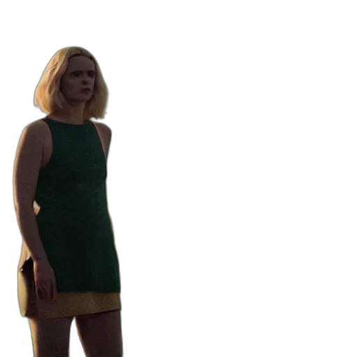 dress, staff, face, creature transparent PNG cut-out
