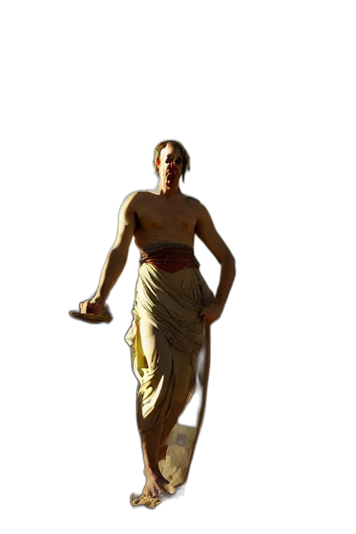 dress, staff, jewelry, face transparent PNG cut-out