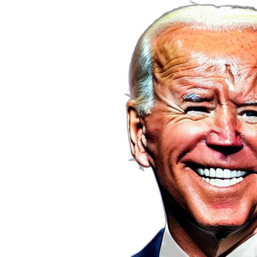 face, creature, joe, biden transparent PNG cut-out