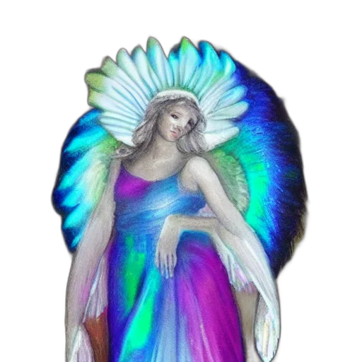 jewelry, dress, staff, fantasy art transparent PNG cut-out