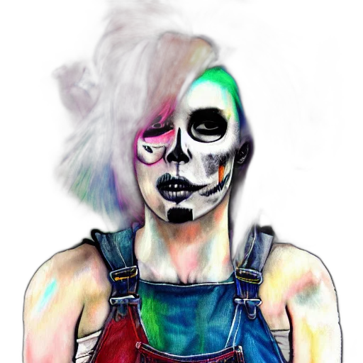 mask, face, watercolor, concept art transparent PNG cut-out