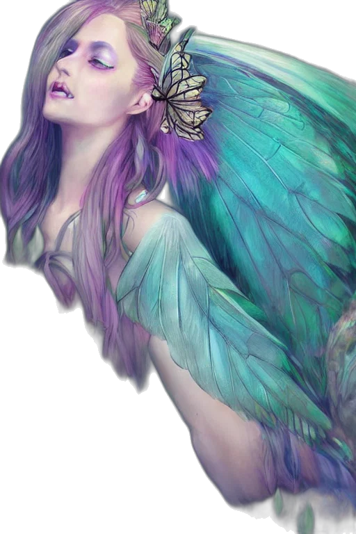 dragon, creature, dress, face transparent PNG cut-out