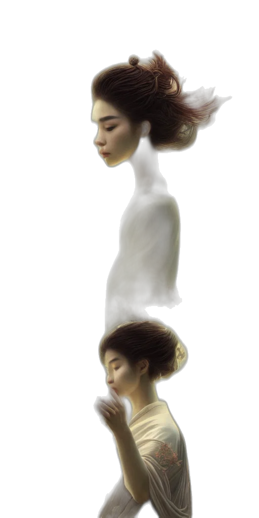 hair, face, mask, crown transparent PNG cut-out