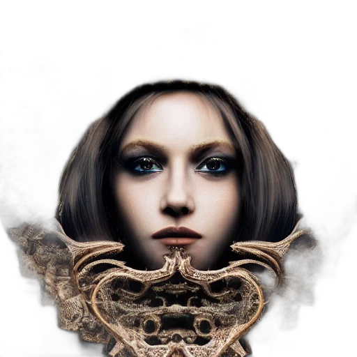 mask, crown, face, hair transparent PNG cut-out