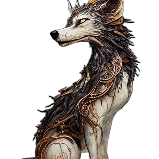 animal, creature, dragon, staff transparent PNG cut-out