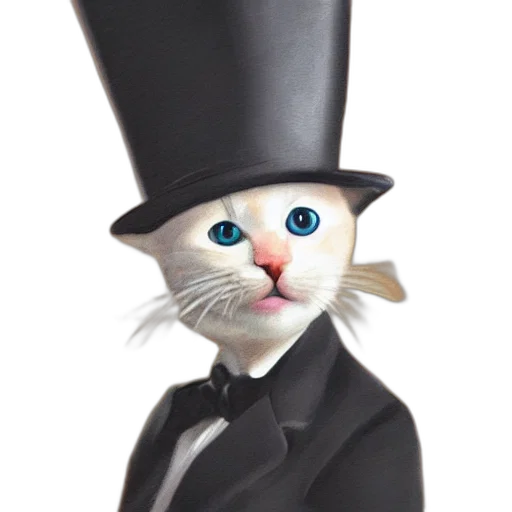 hat, staff, animal, cartoon transparent PNG cut-out