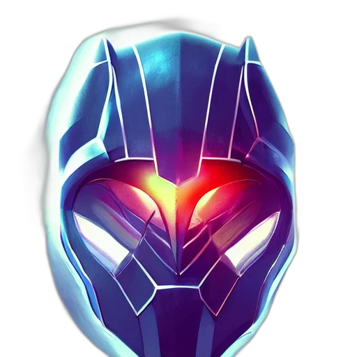 mask, robot, face, concept art transparent PNG cut-out