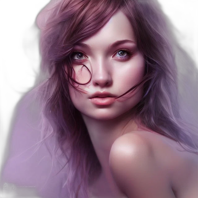 face, hair, dress, mask transparent PNG cut-out