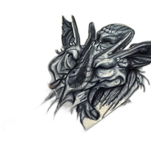 mask, dragon, face, crown transparent PNG cut-out