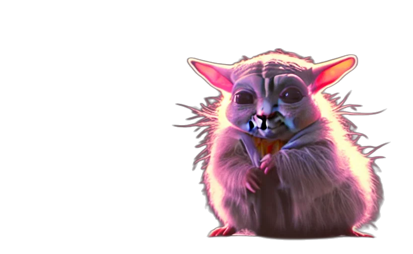 creature, animal, staff, concept art transparent PNG cut-out