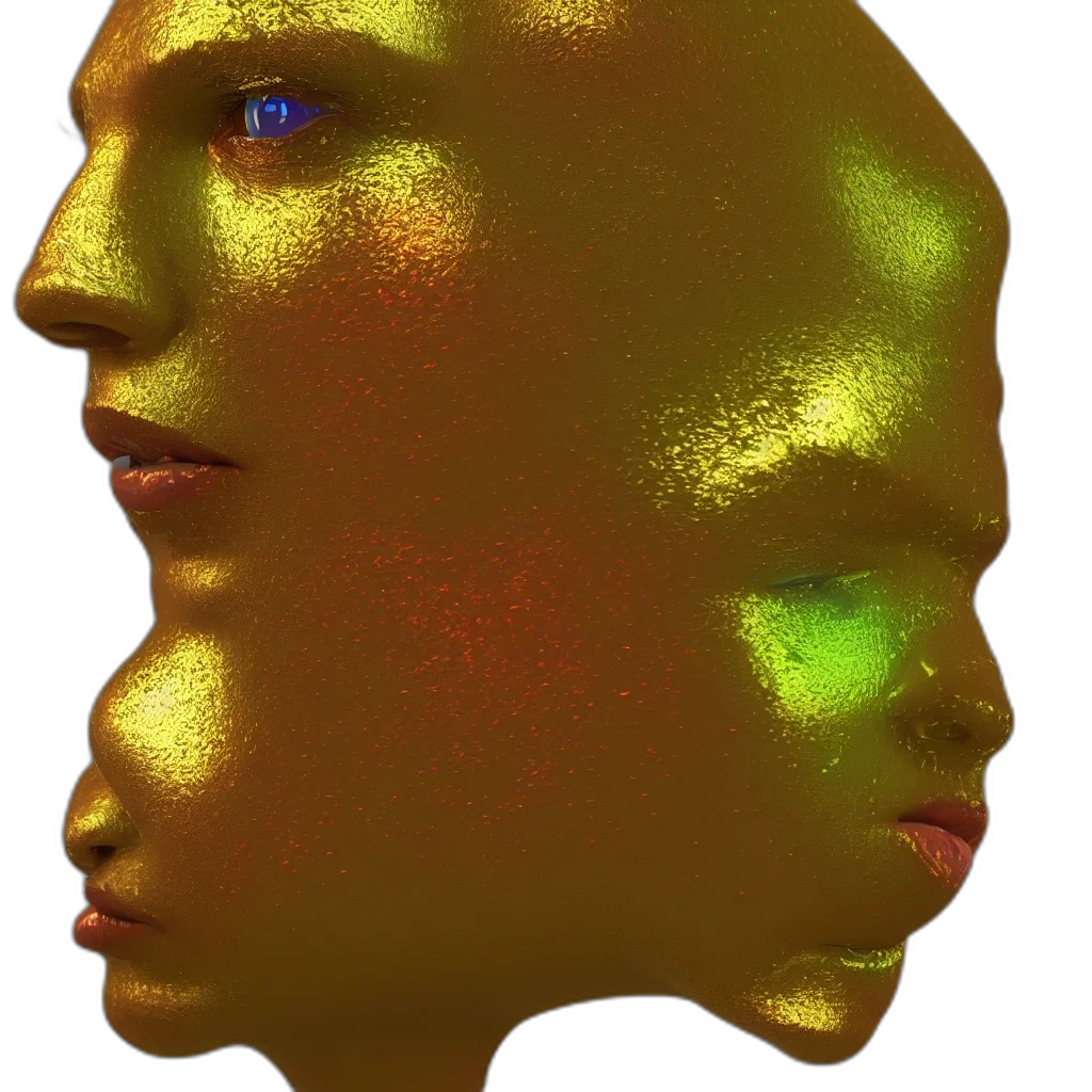 face, mask, crown, robot transparent PNG cut-out