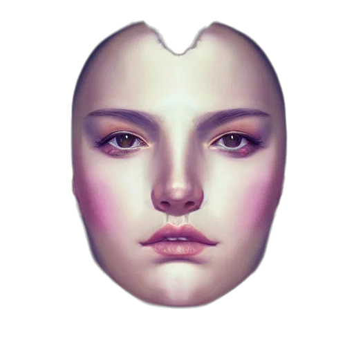 face, mask, robot, crown transparent PNG cut-out