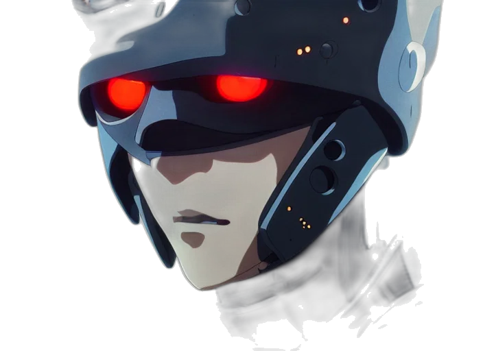 robot, mask, face, weapon transparent PNG cut-out