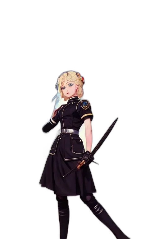 staff, sword, weapon, dress transparent PNG cut-out