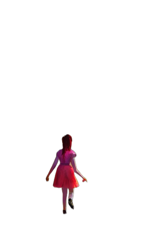 dress, robot, staff, creature transparent PNG cut-out