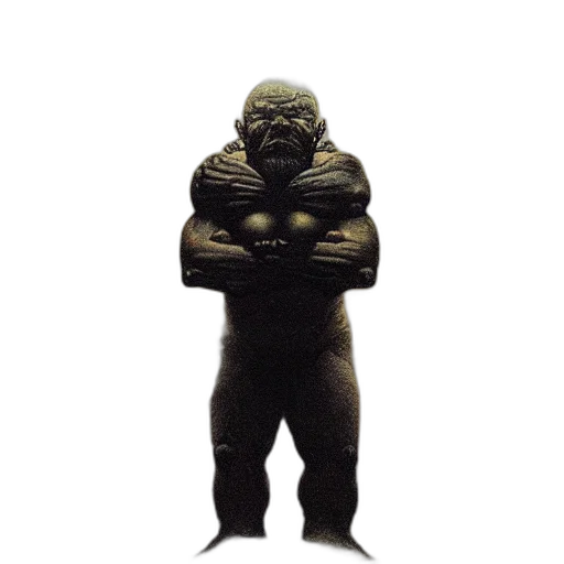 creature, concept art, 3d render, popo transparent PNG cut-out