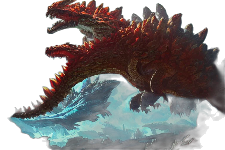 dragon, creature, animal, concept art transparent PNG cut-out