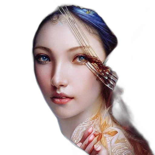 jewelry, crown, face, dress transparent PNG cut-out
