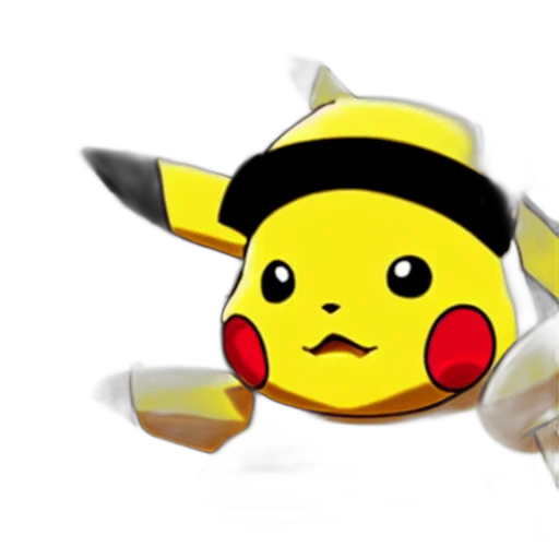 staff, weapon, hat, 3d render transparent PNG cut-out