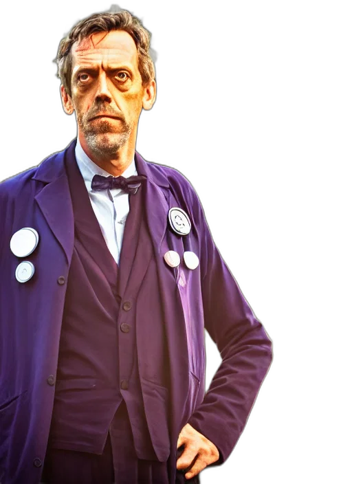 jacket, staff, face, concept art transparent PNG cut-out