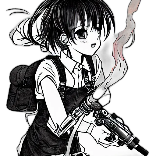 weapon, staff, anime, cartoon transparent PNG cut-out