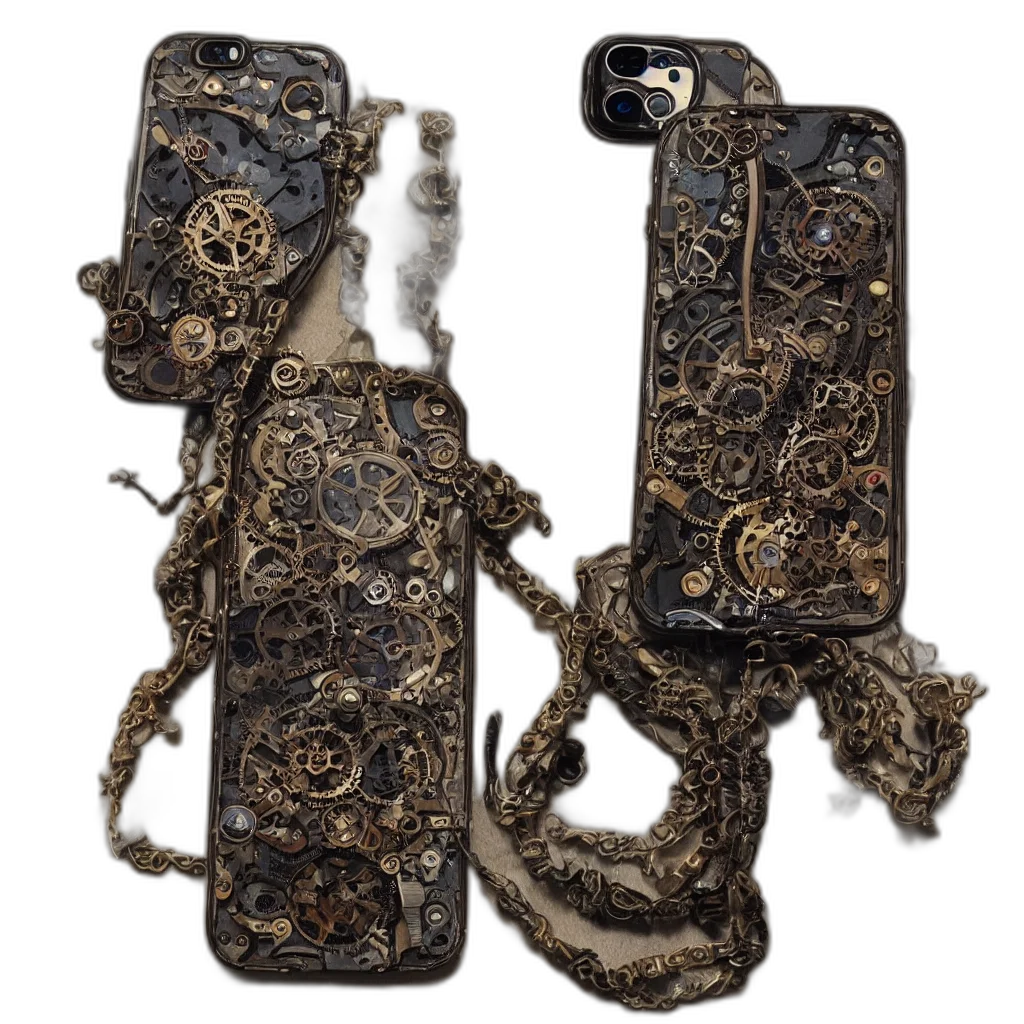 jewelry, steampunk, iphone transparent PNG cut-out