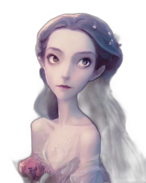 dress, crown, face, jewelry transparent PNG cut-out