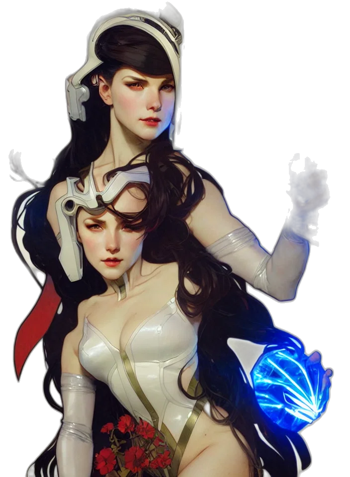 dress, concept art, fantasy art, comic book art transparent PNG cut-out