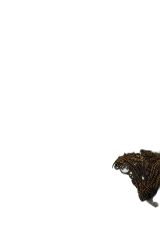 hair, animal, creature, dragon transparent PNG cut-out