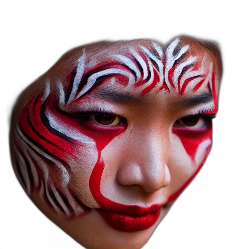 mask, face, creature, dragon transparent PNG cut-out