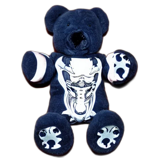 xenomorph, teddy, bear transparent PNG cut-out