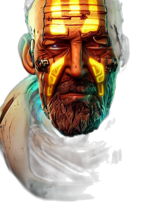 face, mask, concept art, comic book art transparent PNG cut-out