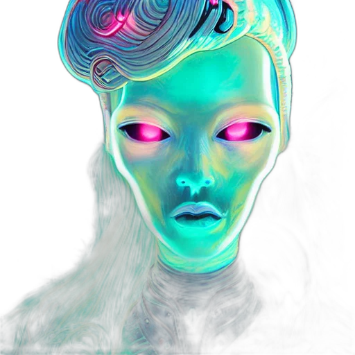 mask, face, creature, robot transparent PNG cut-out