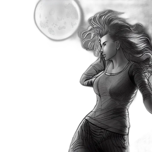 dress, mask, creature, comic book art transparent PNG cut-out
