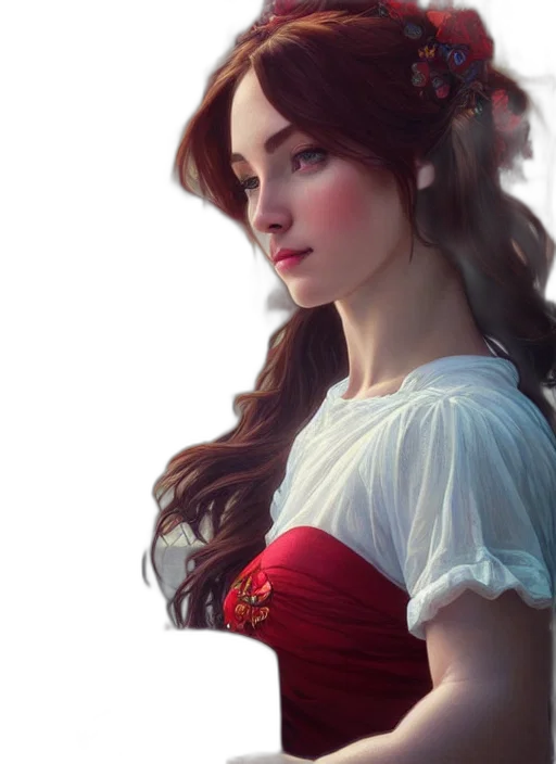 dress, crown, face, jewelry transparent PNG cut-out
