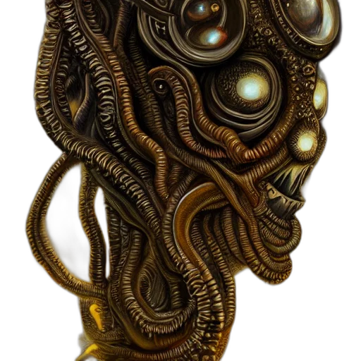 mask, robot, face, creature transparent PNG cut-out