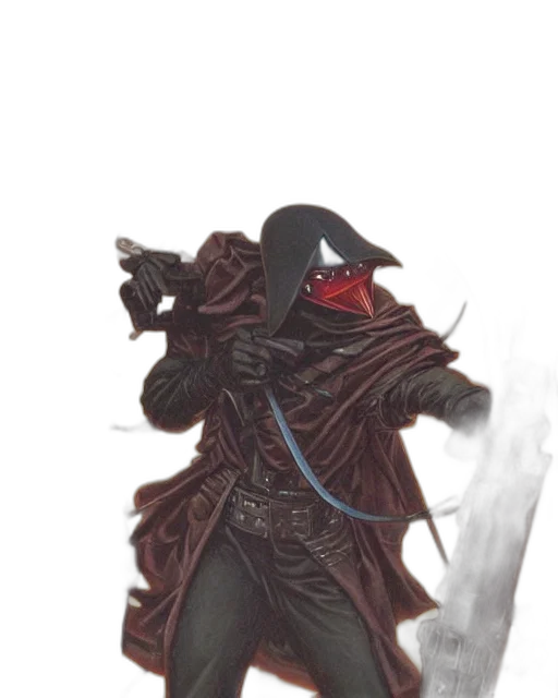 staff, mask, jacket, sword transparent PNG cut-out