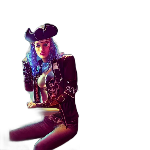 jacket, hat, pixel art, concept art transparent PNG cut-out