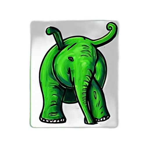 animal, 3d render, pixel art, concept art transparent PNG cut-out