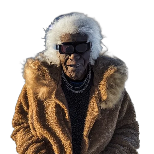 jacket, face, animal, far transparent PNG cut-out