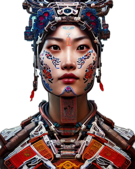 robot, face, mask, jewelry transparent PNG cut-out