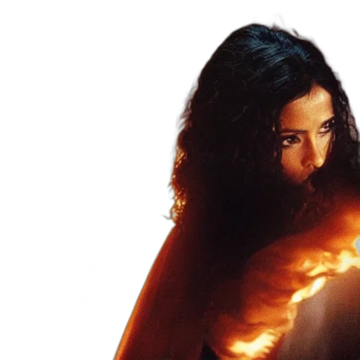 fire, movie, still, salma transparent PNG cut-out