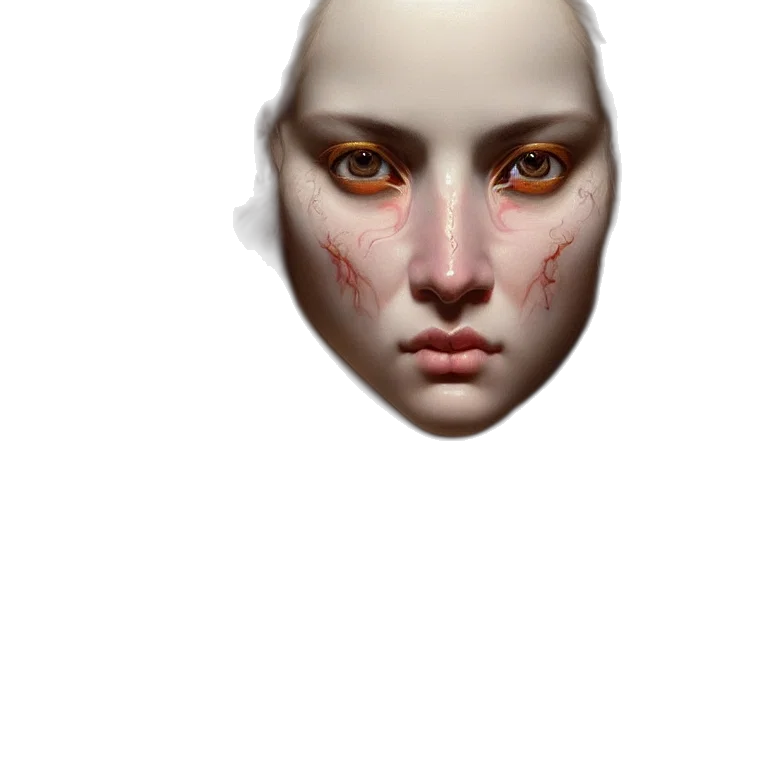 mask, face, creature, robot transparent PNG cut-out