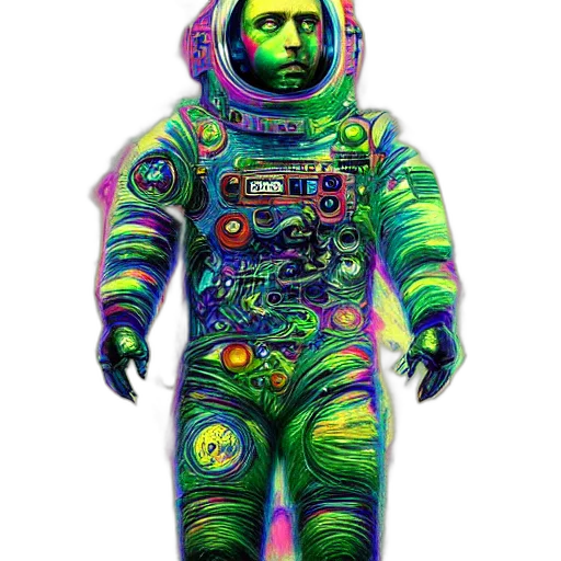 jacket, robot, creature, mask transparent PNG cut-out
