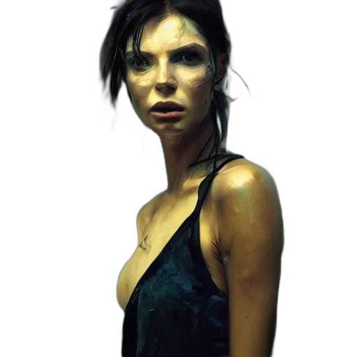 dress, face, mask, photorealistic transparent PNG cut-out