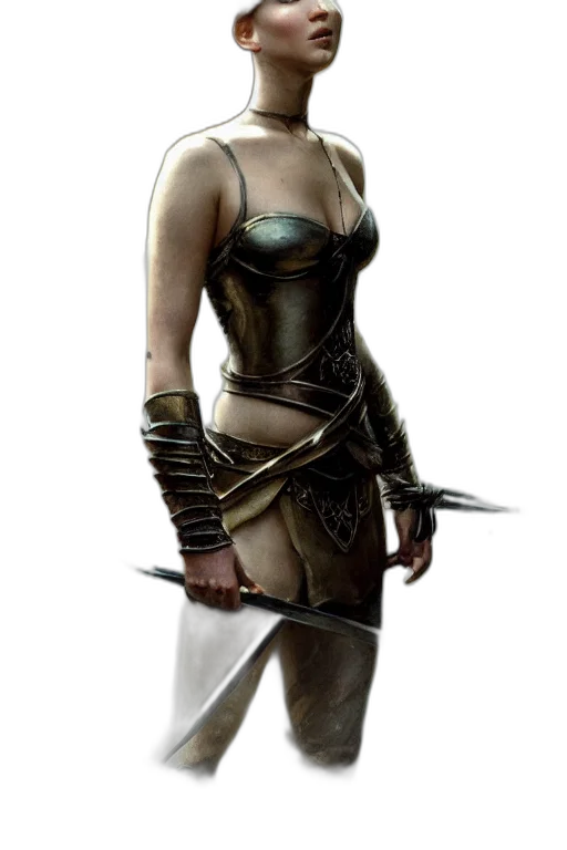 sword, staff, weapon, dress transparent PNG cut-out