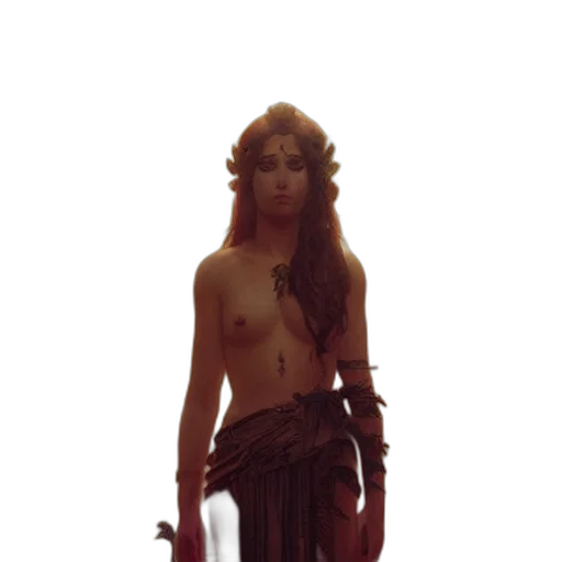 staff, sword, dress, crown transparent PNG cut-out
